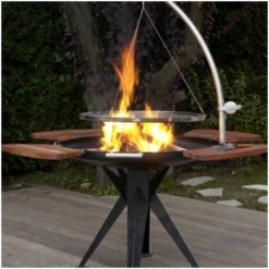 Brasero Barbecue Suspendu BalGrill 1200 -Pas Cher Barbecue & Brasero Magasin barbecue charbon brasero nielsen balgrill 1200 5