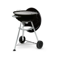 Barbecue Charbon Rond Weber Compact Kettle 47 Cm -Pas Cher Barbecue & Brasero Magasin barbecue charbon de bois weber compact kettle noir 47 cm 1