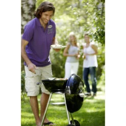 Barbecue Charbon Rond Weber Compact Kettle 47 Cm -Pas Cher Barbecue & Brasero Magasin barbecue charbon de bois weber compact kettle noir 47 cm 3