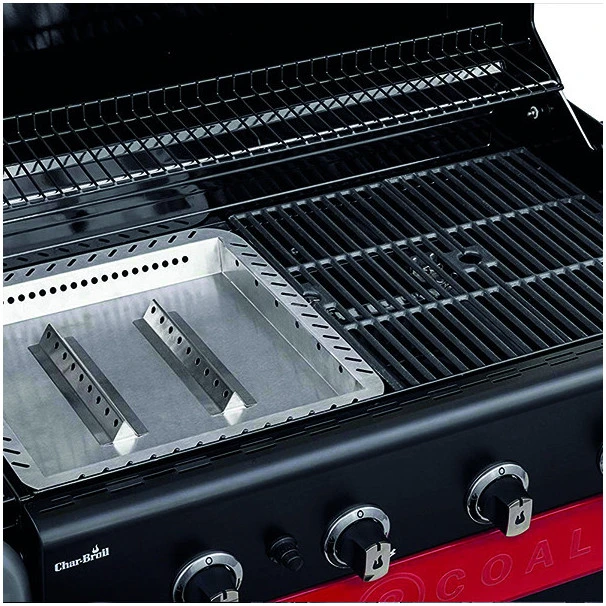 Barbecue Gaz Et Charbon Hybride Char-Broil Gas2coal 440 4 Brûleurs + 1 Latéral 12 Barbecue Gaz Et Charbon Hybride Char-Broil Gas2coal 440 4 Brûleurs + 1 Latéral – Image 12