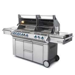 Napoleon Barbecue Gaz Napoléon Prestige Pro 825 SIBPSS 6 Brûleurs + 1 Latéral + 1 Arrière -Pas Cher Barbecue & Brasero Magasin barbecue gaz napoleon pro infrarouge inox 825 8