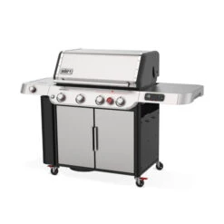 Barbecue Gaz Weber Genesis SX-435 4 Brûleurs + 1 Latéral 19 Barbecue Gaz Weber Genesis SX-435 4 Brûleurs + 1 Latéral -Pas Cher Barbecue & Brasero Magasin barbecue gaz weber genesis sx 435 inox 4 bruleurs 1 lateral 2