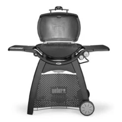Barbecue Gaz Weber Q3200 Sur Chariot 2 Brûleurs -Pas Cher Barbecue & Brasero Magasin barbecue gaz weber noir q 3200 chariot 2