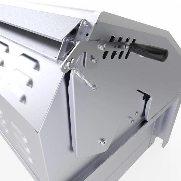 Barbecue Gaz Et Charbon Hybride Encastrable Sunstone Inox 2 Brûleurs 4 Barbecue Gaz Et Charbon Hybride Encastrable Sunstone Inox 2 Brûleurs – Image 4