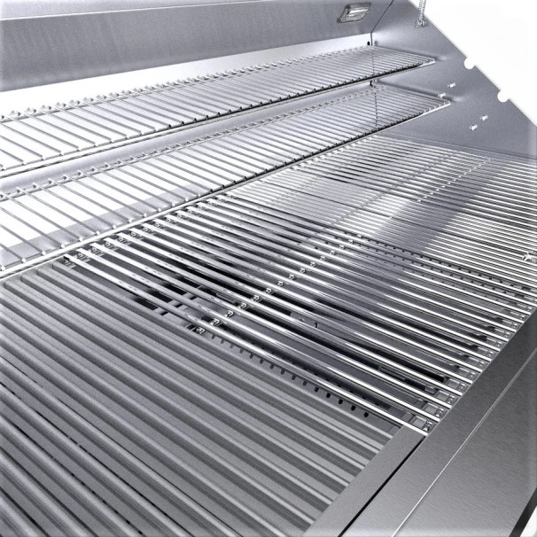 Barbecue Gaz Et Charbon Hybride Encastrable Sunstone Inox 2 Brûleurs 5 Barbecue Gaz Et Charbon Hybride Encastrable Sunstone Inox 2 Brûleurs – Image 5