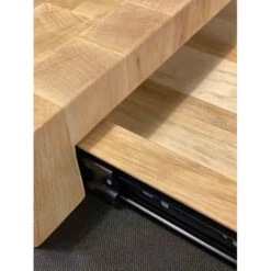 Billot à Poser En Bois Debout De Charme Avec Tiroir 50 X 40 Cm -Pas Cher Barbecue & Brasero Magasin billot a poser avec tiroir 50x40x85cm 3