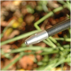 Bouffadou Buffadoo Alu Effilé Noir/cuir Noir 80 Cm -Pas Cher Barbecue & Brasero Magasin bouffadou alu effile 80 cm noir cuir noir buffadoo 2