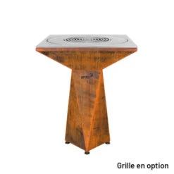 Braséro Plancha Artiss G1 Basic Corten 74 Cm Plancha Plaque Acier -Pas Cher Barbecue & Brasero Magasin brasero artiss g1 basic corten plancha acier carbone 2