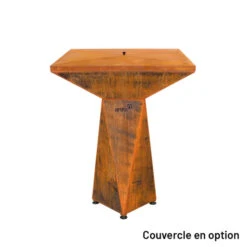 Braséro Plancha Artiss G1 Basic Corten 74 Cm Plancha Plaque Acier -Pas Cher Barbecue & Brasero Magasin brasero artiss g1 basic corten plancha acier carbone 5