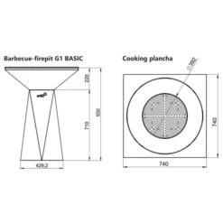 Braséro Plancha Artiss G1 Basic Graphite 74 Cm Plaque Inox 10 Braséro Plancha Artiss G1 Basic Graphite 74 Cm Plaque Inox -Pas Cher Barbecue & Brasero Magasin brasero artiss g1 basic graphite plancha acier inoxydable 4