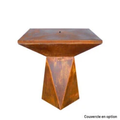 Braséro Plancha Artiss G1 Corten 90 Cm Plaque Acier -Pas Cher Barbecue & Brasero Magasin brasero artiss g1 corten plancha acier carbone 4