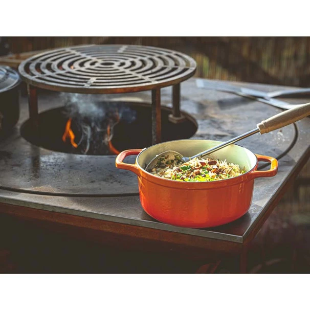 Braséro Plancha Artiss G3 Corten 90 Cm Acier Inoxydable Et Tablette Granit 3 Braséro Plancha Artiss G3 Corten 90 Cm Acier Inoxydable Et Tablette Granit – Image 3