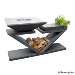 Braséro Plancha Artiss G5 Graphite 90 Cm Plaque Acier Et Tablette Granit -Pas Cher Barbecue & Brasero Magasin brasero artiss g5 graphite plancha acier carbone et tablette granite 4