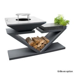 Braséro Plancha Artiss G5 Graphite 90 Cm Plaque Inox Et Tablette Granit -Pas Cher Barbecue & Brasero Magasin brasero artiss g5 graphite plancha acier inoxydable et tablette granite 5