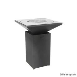 Braséro Plancha Artiss G7 Basic Graphite 74 Cm Acier -Pas Cher Barbecue & Brasero Magasin brasero artiss g7 basic graphite plancha acier carbone 2