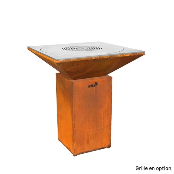 Braséro Plancha Artiss G7 Corten 90 Cm Plaque Acier 3 Braséro Plancha Artiss G7 Corten 90 Cm Plaque Acier – Image 3