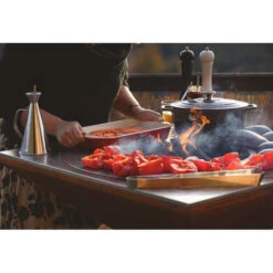 Braséro Plancha Artiss G7 Corten 90 Cm Acier Inoxydable -Pas Cher Barbecue & Brasero Magasin brasero artiss g7 corten plancha acier inoxydable 1