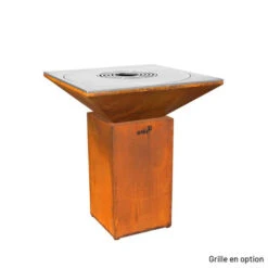 Braséro Plancha Artiss G7 Corten 90 Cm Acier Inoxydable -Pas Cher Barbecue & Brasero Magasin brasero artiss g7 corten plancha acier inoxydable 5