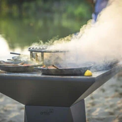 Braséro Plancha Artiss G7 Graphite 90 Cm Acier Inoxydable -Pas Cher Barbecue & Brasero Magasin brasero artiss g7 graphite plancha acier inoxydable 1