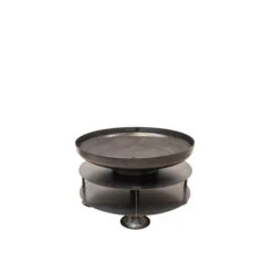 Braséro De Jardin Firepit Ring Of Logs Avec 4 Grilles Ø120 X H70 Cm