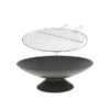ESSCHERT DESIGN Braséro De Jardin Ø60 X H21 Cm Fonte + Grille Bbq