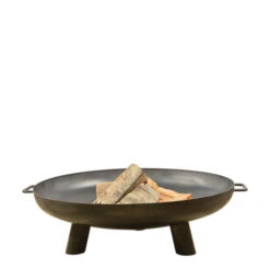 ESSCHERT DESIGN Braséro De Jardin Ø80 X H25 Cm Acier -Pas Cher Barbecue & Brasero Magasin brasero esschert acier 80 x 25 cm 4