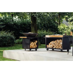 Braséro Plancha OFYR Storage 100 Pro Black -Pas Cher Barbecue & Brasero Magasin brasero ofyr classic storage pro 100 plancha black 4