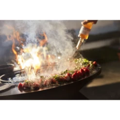 Braséro Plancha OFYR Island 100 Acier Corten Billot Teck -Pas Cher Barbecue & Brasero Magasin brasero ofyr island 100 bois de teck plancha acier 3