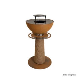 Braséro Plancha Masuria Juno 600 Corten -Pas Cher Barbecue & Brasero Magasin brasero plancha masuria juno 600 corten 3