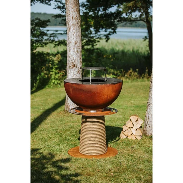 Braséro Plancha Masuria Juno 800 Corten 1 Braséro Plancha Masuria Juno 800 Corten