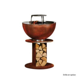 Braséro Plancha Masuria Stilo 800 Acier Corten -Pas Cher Barbecue & Brasero Magasin brasero plancha masuria stilo 800 acier corten 2