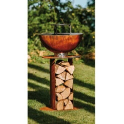 Braséro Plancha Masuria Stilo 800 Acier Corten