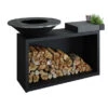 Braséro Plancha OFYR Island 85 Black Billot Céramique