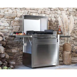 Couvercle Plancha Sur Chariot Forge Adour Premium 75 Inox