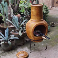 Cheminée Mexicaine Extérieure 46 X 106 Cm -Pas Cher Barbecue & Brasero Magasin cheminee mexicaine 33 x 106 cm 2