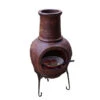 Cheminée Mexicaine Extérieure Grand Modèle 106 Cm Rouge