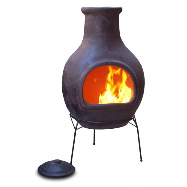 Cheminée Mexicaine Extérieure Jumbo Brun 113 Cm 1 Cheminée Mexicaine Extérieure Jumbo Brun 113 Cm