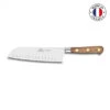 Couteau Sabatier Perigord Santoku Alvéolé 18cm Noyer