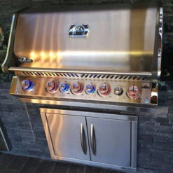 Napoleon Barbecue Gaz Encastrable Napoléon Prestige Pro 665 Inox 5 Brûleurs + 1 Rôtissoire -Pas Cher Barbecue & Brasero Magasin encastrable napoleon infrarouge inox pro 665 3