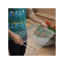 Grille Extensible Barbecue 70/80 X 40 Cm Inox -Pas Cher Barbecue & Brasero Magasin grille extensible en inox sauvic 70 80 x 40 cm 3
