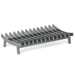Grille Porte-bûches Berceau Moderne Courbe Grand Modèle 60 X 35 Cm