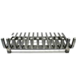 Grille Porte-bûches Sur Pieds Forge De Rodez 76 X 40 Cm