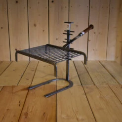 Ensemble Grille Barbecue De Cheminée Forge De Rodez - 16 Barres - Manches Fixes -Pas Cher Barbecue & Brasero Magasin grilloir 16 barres manche fixe sur pied fer a cheval 6