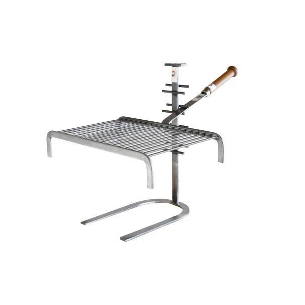 Ensemble Grille Barbecue De Cheminée Forge De Rodez - 18 Barres - Manches Fixes 1 Ensemble Grille Barbecue De Cheminée Forge De Rodez - 18 Barres - Manches Fixes