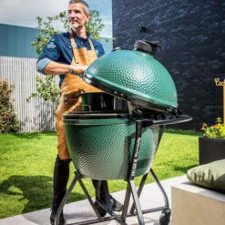 Kamado Big Green Egg XXL Øint 73cm Sur Chariot + Déflecteur -Pas Cher Barbecue & Brasero Magasin kamado big green egg xxl sur chariot deflecteur 2