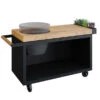 Table OFYR Pro Pour Big Green Egg Black Bois Teck