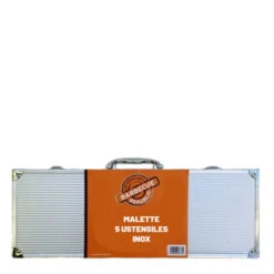 Mallette 5 Ustensiles Inox Barbecue Barbecue Republic 8 Mallette 5 Ustensiles Inox Barbecue Barbecue Republic -Pas Cher Barbecue & Brasero Magasin mallette 5 ustensiles inox pour barbecue barbecue republic 1