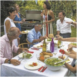 PACK PROMO Plancha Gaz Le Marquier Amalia 360 Inox Sur Chariot Sur Capot -Pas Cher Barbecue & Brasero Magasin pack n69 plancha gaz le marquier amalia 360 inox sur chariot avec capot inox 4