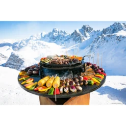 PACK PROMO Braséro Plancha OFYR Classic 85 Corten -Pas Cher Barbecue & Brasero Magasin pack promo brasero plancha ofyr classic 85 corten 3