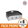PACK PROMO Plancha électrique Roller Grill PL600 E